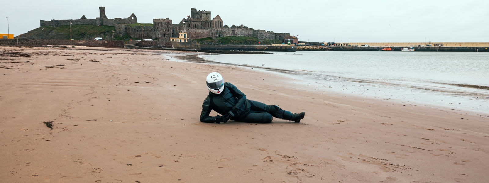 McGuinness on Peel beach